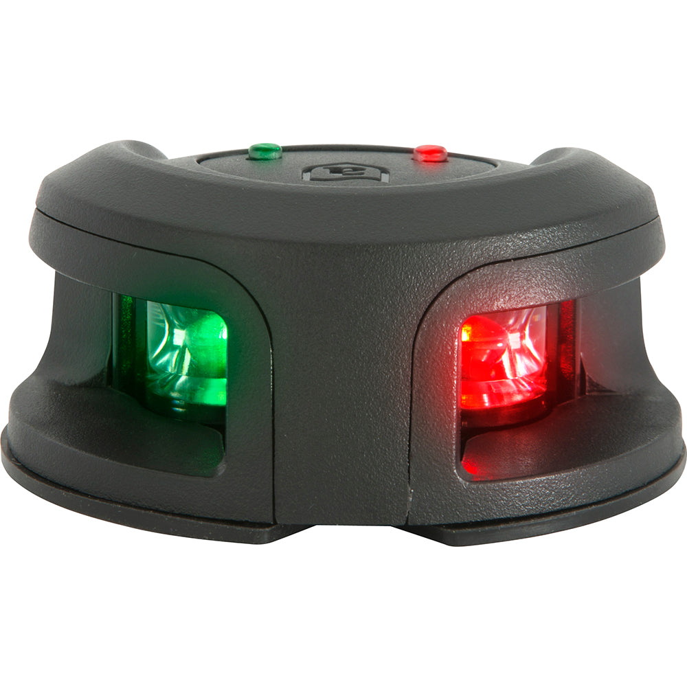 Attwood LightArmor Bow Mount Navigation Light - Composite Black - Bi-Color - 2NM [NV2002PB-7] - BuoyMart.com  Navigation Lights Attwood Marine