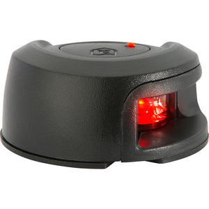 Attwood LightArmor Deck Mount Navigation Light - Black Composite - Port (red) - 2NM [NV2012PBR-7] - BuoyMart.com  Navigation Lights Attwood Marine