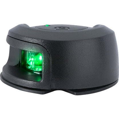 Attwood LightArmor Deck Mount Navigation Light - Black Composite - Starboard (green) - 2NM [NV2012PBG-7] - BuoyMart.com  Navigation Lights Attwood Marine