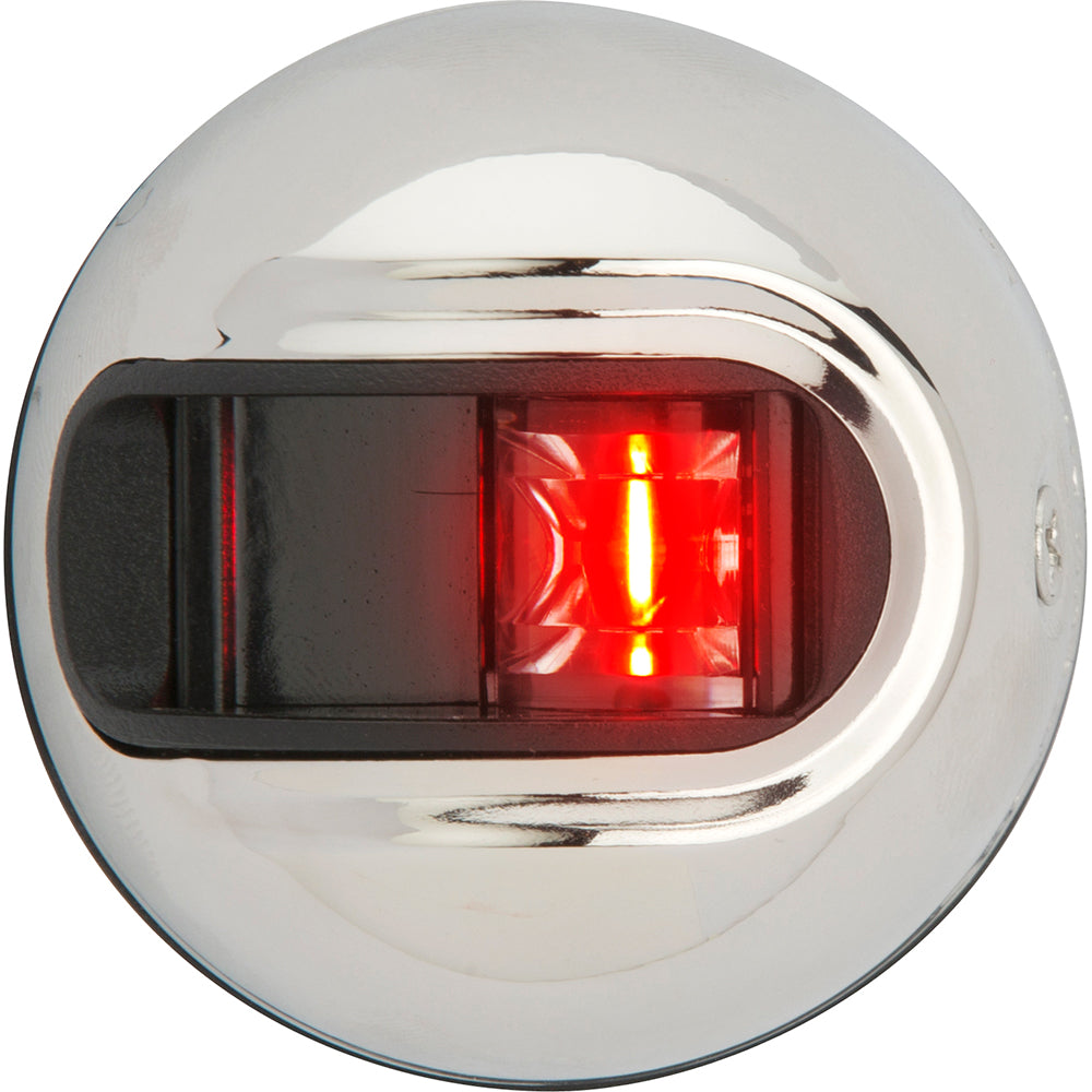 Attwood LightArmor Vertical Surface Mount Navigation Light - Port (red) - Stainless Steel - 2NM [NV3012SSR-7] - BuoyMart.com  Navigation Lights Attwood Marine