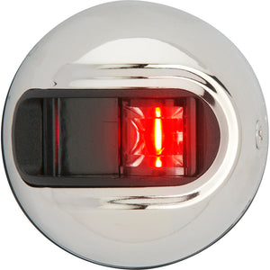 Attwood LightArmor Vertical Surface Mount Navigation Light - Port (red) - Stainless Steel - 2NM [NV3012SSR-7] - BuoyMart.com  Navigation Lights Attwood Marine