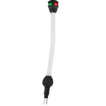 Attwood LightArmor Bi-Color Navigation Pole Light - Angled - 14" [NV6LC1-14A7] - BuoyMart.com  Navigation Lights Attwood Marine