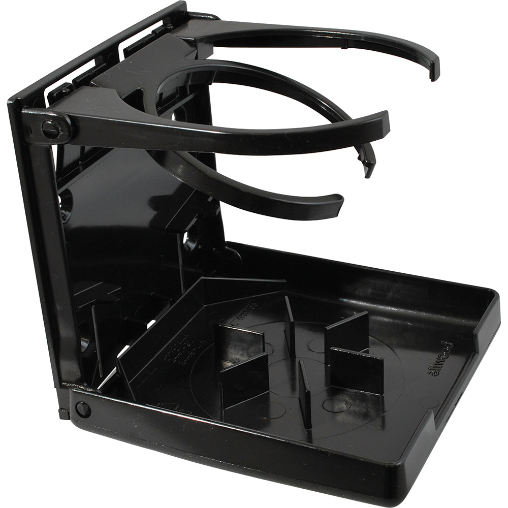 Attwood Fold-Up Drink Holder - Dual Ring - Black [2445-7] - BuoyMart.com  Deck / Galley Attwood Marine
