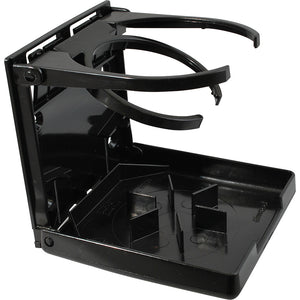 Attwood Fold-Up Drink Holder - Dual Ring - Black [2445-7] - BuoyMart.com  Deck / Galley Attwood Marine