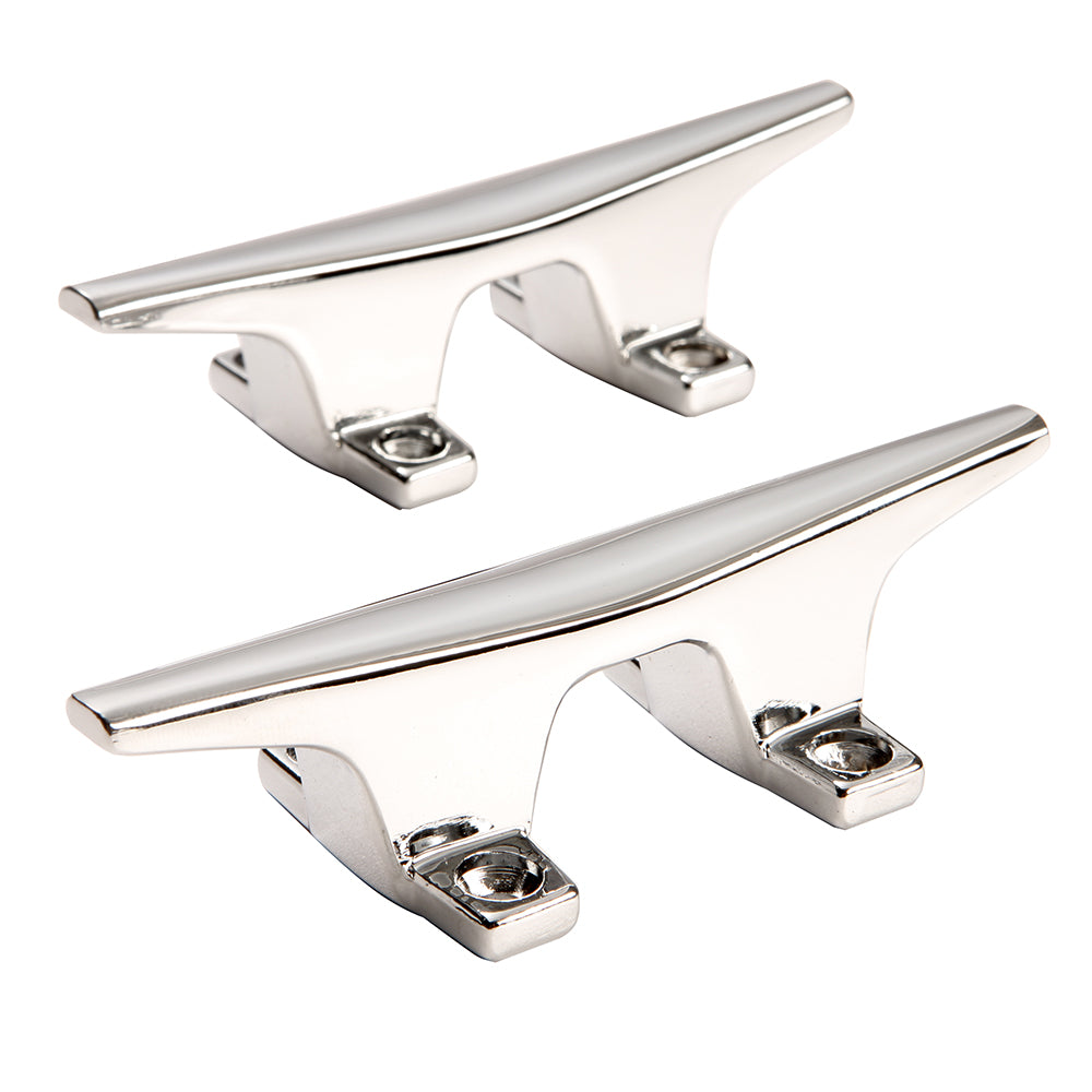 Attwood ZAMAK Chrome Plated Zinc Cleats - Pair - 4-1/2" [6244-6] - BuoyMart.com  Cleats Attwood Marine