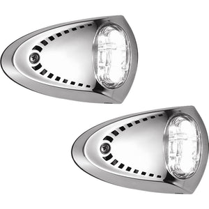 Attwood LED Docking Lights - Stainless Steel - White LED - Pair [6522SS7] - BuoyMart.com  Flood/Spreader Lights Attwood Marine