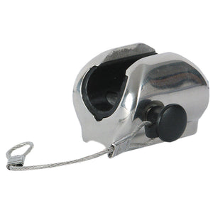 TACO Concave Deck Hinge w/Pin  Lanyard - Fits 7/8" Tube [F13-0242/244BN-1] - BuoyMart.com  Bimini Top Fittings TACO Marine