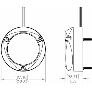 Lumitec Zambezi Quattro Surface Mount Underwater Light - Spectrum RGBW [101460] - BuoyMart.com  Underwater Lighting Lumitec