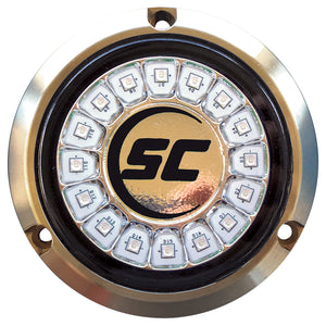 Shadow-Caster Great White Single Color Underwater Light - 16 LEDs - Bronze [SCR-16-GW-BZ-10] - BuoyMart.com  Underwater Lighting Shadow-Caster LED Lighting