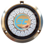 Shadow-Caster Bimini Blue Single Color Underwater Light - 16 LEDs - Bronze [SCR-16-BB-BZ-10] - BuoyMart.com  Underwater Lighting Shadow-Caster LED Lighting