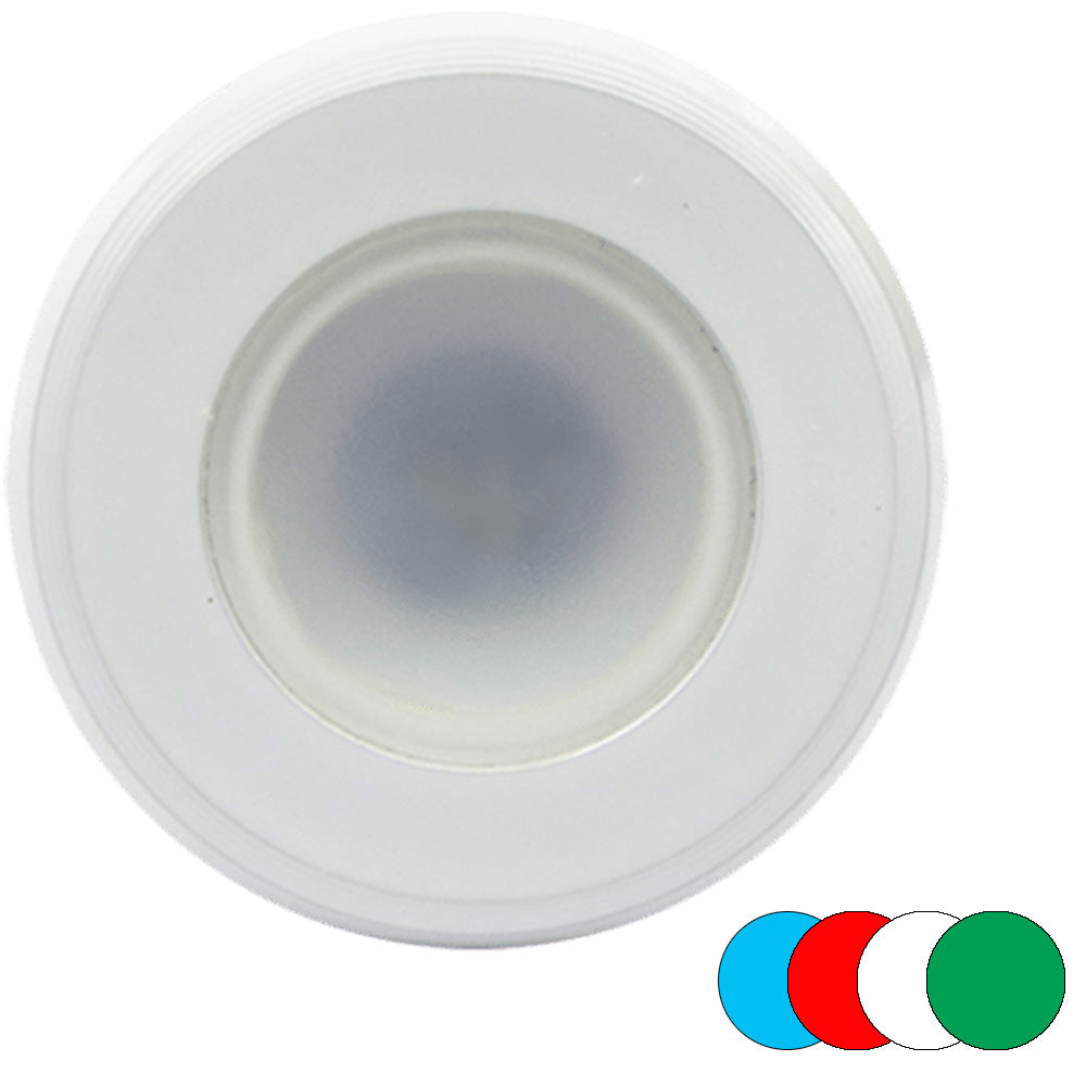 Shadow-Caster Full Color Dimmable Shadow Net Enabled White Powder Coat Finish Down Light [SCM-DL-CC] - BuoyMart.com  Dome/Down Lights Shadow-Caster LED Lighting