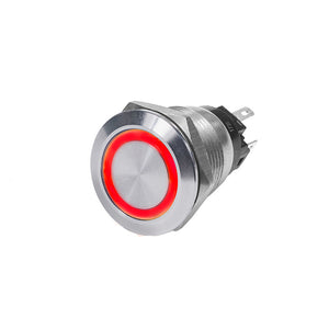 Blue Sea 4162 SS Push Button Switch - Off-On - Red - 10A [4162] - BuoyMart.com  Switches & Accessories Blue Sea Systems
