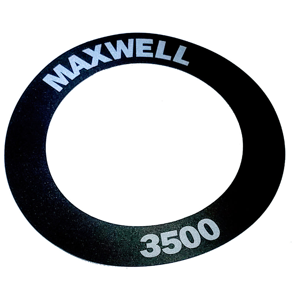 Maxwell Label 3500 [3856] - BuoyMart.com  Windlass Accessories Maxwell