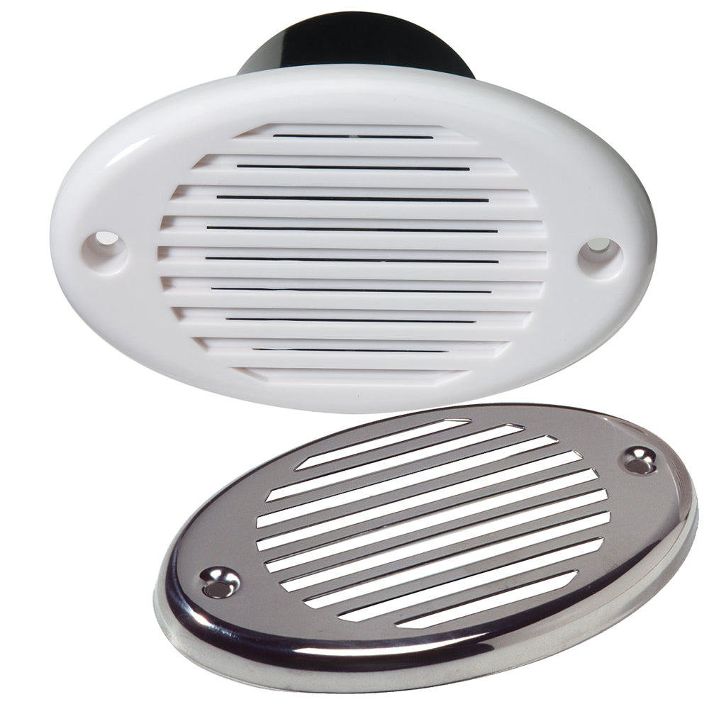 Innovative Lighting Marine Hidden Horn - White w/Stainless Steel Overlay [540-0101-7] - BuoyMart.com  Horns Innovative Lighting