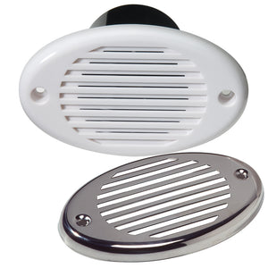 Innovative Lighting Marine Hidden Horn - White w/Stainless Steel Overlay [540-0101-7] - BuoyMart.com  Horns Innovative Lighting