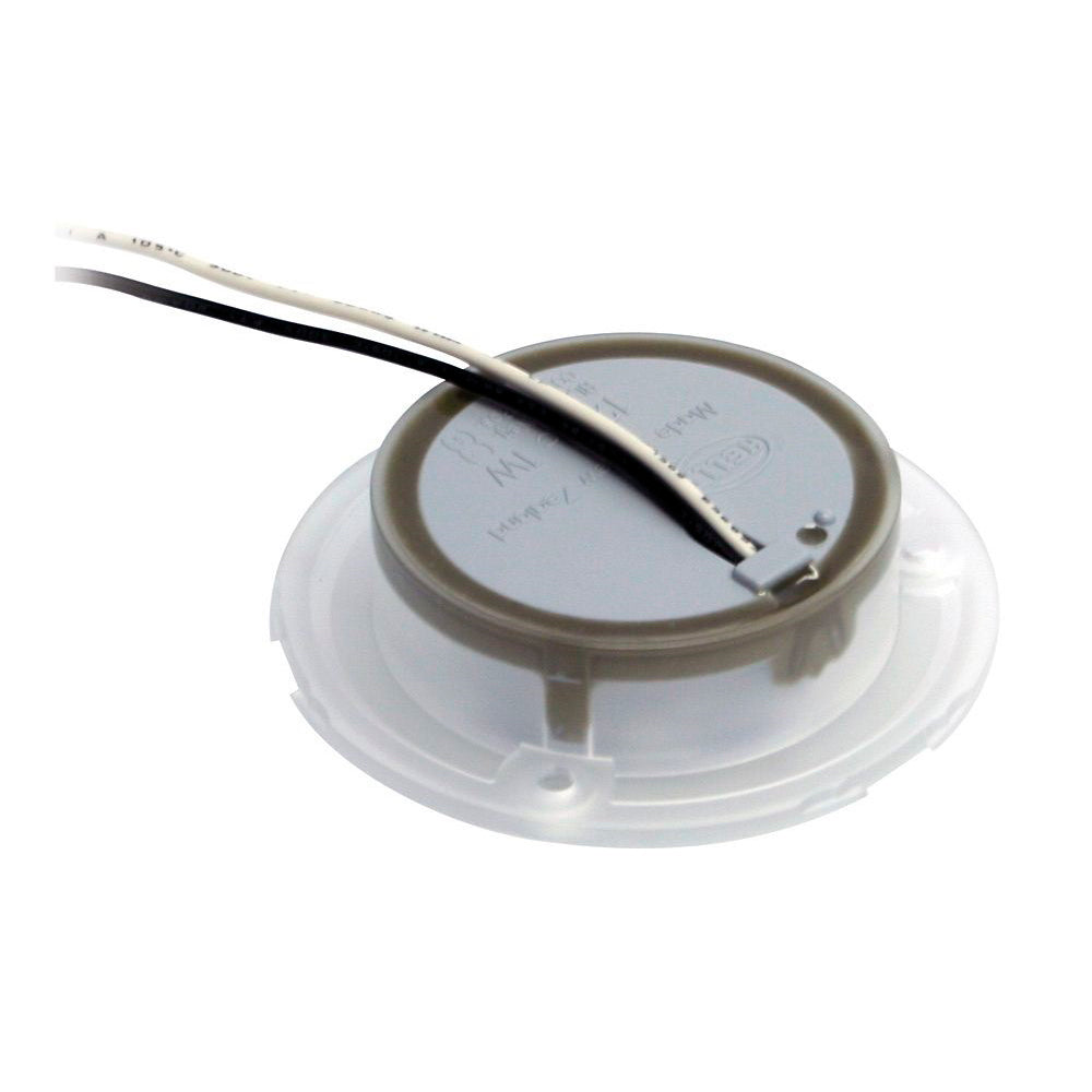 Hella Marine Polished Stainless Steel Rim LED Courtesy Lamp - Blue [980503221] - BuoyMart.com  Interior / Courtesy Light Hella Marine