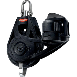 Ronstan Series 40 Ball Bearing Orbit Block - Single - Becket - Cleat - Swivel Head [RF45130] - BuoyMart.com  Blocks Ronstan