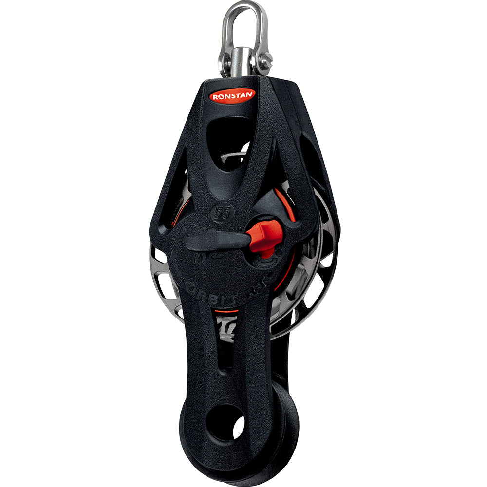 Ronstan Series 55 Ratchet Mount Orbit Block - Fiddle Becket Swivel [RF56510] - BuoyMart.com  Blocks Ronstan