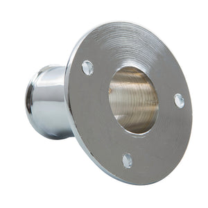 Whitecap Top-Mounted Flag Pole Socket CP/Brass - 1" ID [S-5002] - BuoyMart.com  Accessories Whitecap