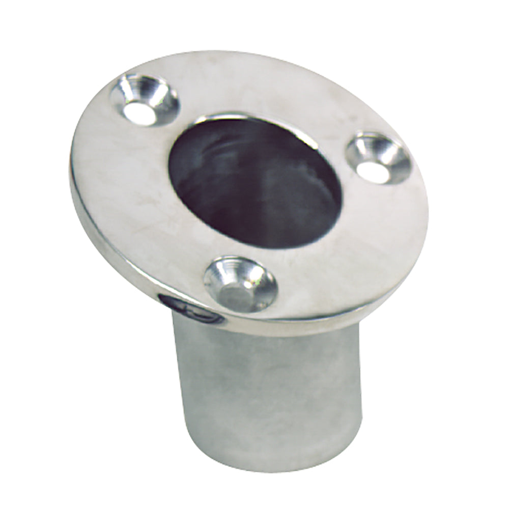 Whitecap Flush Mount Flag Pole Socket - Stainless Steel - 1-1/4" ID [6170] - BuoyMart.com  Accessories Whitecap
