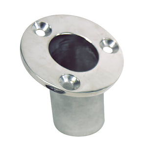 Whitecap Flush Mount Flag Pole Socket - Stainless Steel - 1-1/4" ID [6170] - BuoyMart.com  Accessories Whitecap