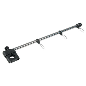 Whitecap 17" Rail Mount Flag Pole - 1/2" Diameter, Stainless Steel Staff Nylon Mount [S-5010] - BuoyMart.com  Accessories Whitecap