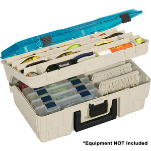 Plano Two-Tier Magnum Satchel XL - Beige/Blue [135010] - BuoyMart.com  Tackle Storage Plano