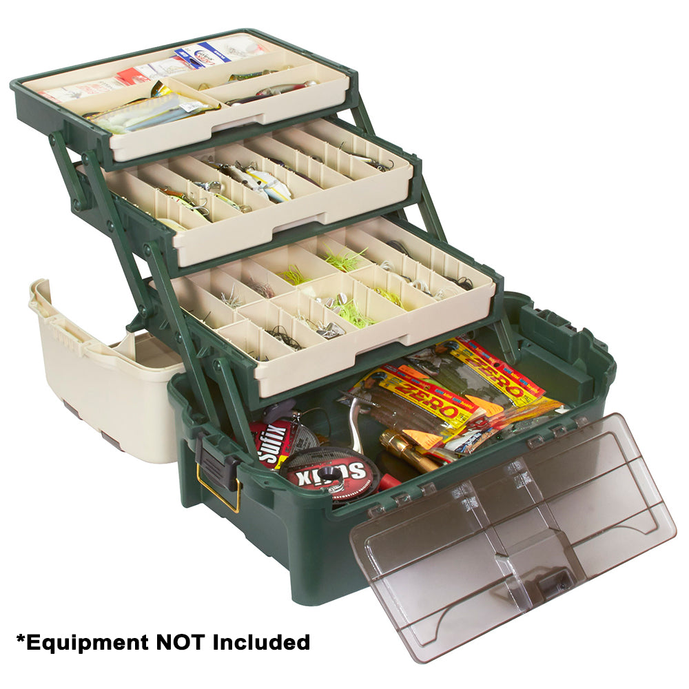 Plano Hybrid Hip 3-Tray Tackle Box - Forest Green [723300] - BuoyMart.com  Tackle Storage Plano