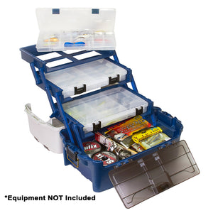 Plano Hybrid Hip 3-Stowaway Tackle Box 3700 - Blue [723700] - BuoyMart.com  Tackle Storage Plano