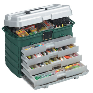 Plano 4-Drawer Tackle Box - Green Metallic/Silver [758005] - BuoyMart.com  Tackle Storage Plano