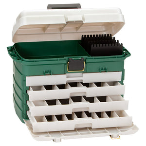 Plano 4-Drawer Tackle Box - Green Metallic/Silver [758005] - BuoyMart.com  Tackle Storage Plano