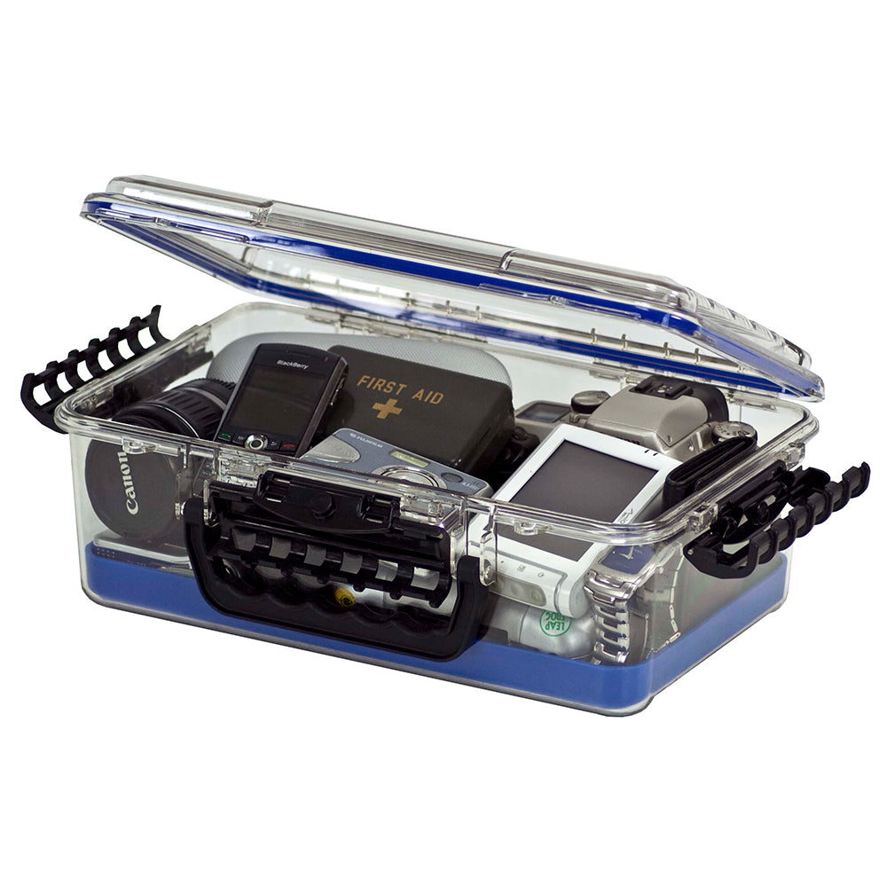 Plano Guide Series Waterproof Case 3700 - Blue/Clear [147000] - BuoyMart.com  Waterproof Bags & Cases Plano