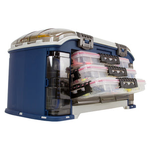 Plano Elite Series Angled Tackle System 3700 - Blue [797010] - BuoyMart.com  Tackle Storage Plano