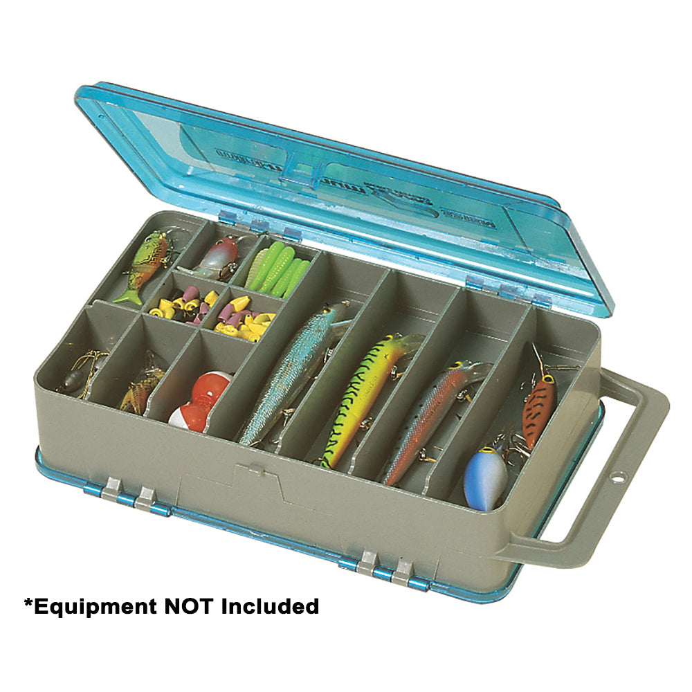 Plano Double-Sided Tackle Organizer Medium - Silver/Blue [321508] - BuoyMart.com  Tackle Storage Plano