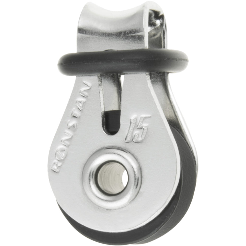 Ronstan Series 15 Ball Bearing Utility Block - Single Block, Loop Head [RF15101] - BuoyMart.com  Blocks Ronstan
