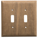 Whitecap Teak 2-Toggle Switch/Receptacle Cover Plate [60176] - BuoyMart.com  Teak Whitecap