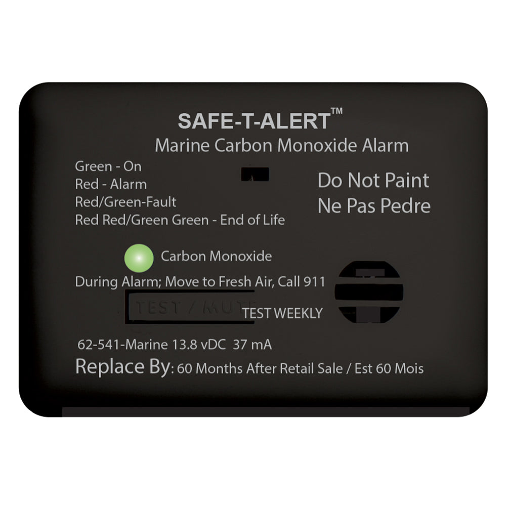 Safe-T-Alert 62 Series Carbon Monoxide Alarm w/Relay - 12V - 62-541-R-Marine - Surface Mount - Black [62-541-R-MARINE-BL] - BuoyMart.com  Fume Detectors Safe-T-Alert