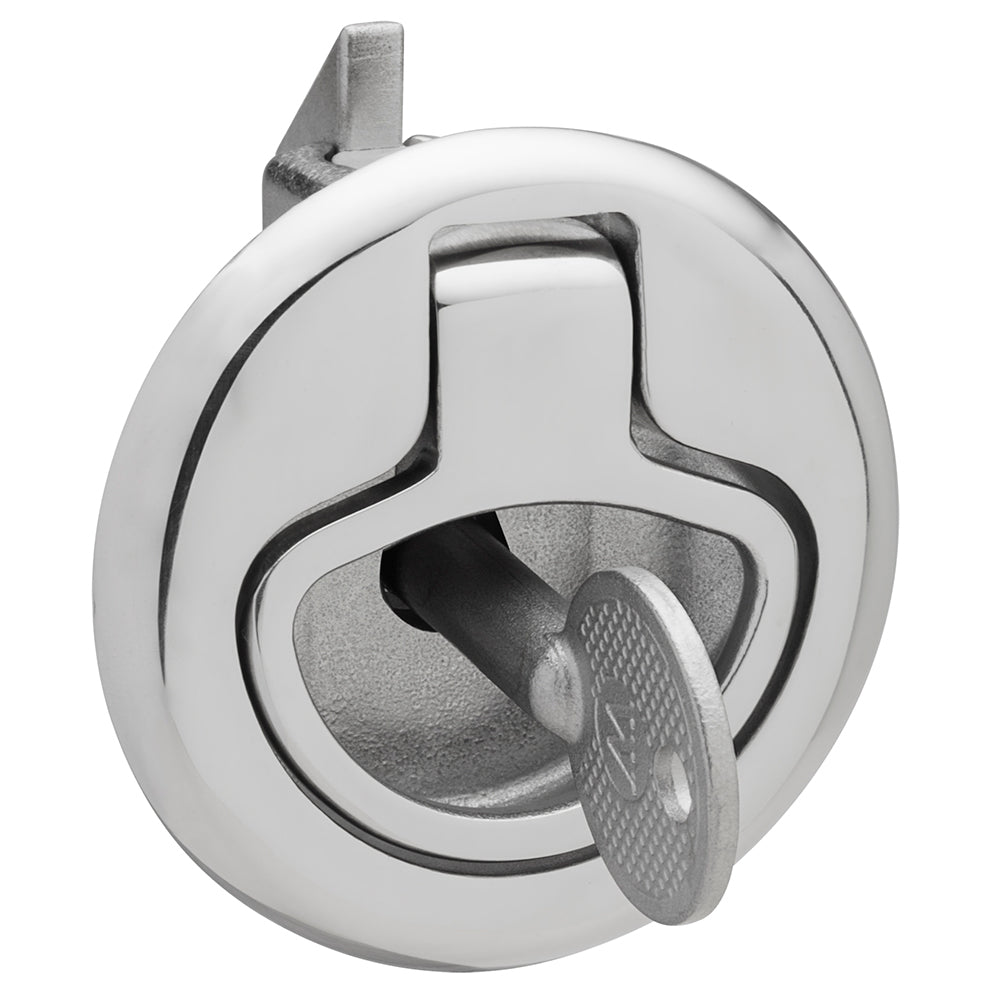 Whitecap Slam Latch Stainless Steel Locking Ring Pull [6136C] - BuoyMart.com  Latches Whitecap