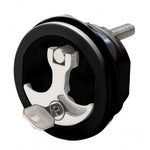 Whitecap Compression Handle CP Zamac/Black Nylon Locking Fresh Water Use Only [S-1415BC] - BuoyMart.com  Latches Whitecap