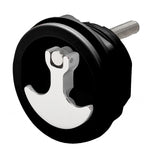 Whitecap Compression Handle CP Zamac/Black Nylon No Lock Fresh Water Use Only [S-1417BC] - BuoyMart.com  Latches Whitecap