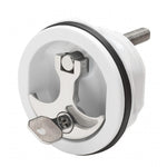 Whitecap Compression Handle CP Zamac/White Nylon Locking Fresh Water Use Only [S-1415WC] - BuoyMart.com  Latches Whitecap