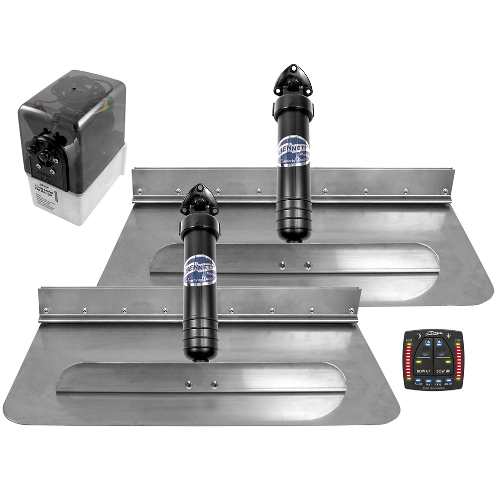 Bennett 2412ATP 24 x 12 Hydraulic Trim Tabs w/ATP [2412ATP] - BuoyMart.com  Trim Tabs Bennett Marine