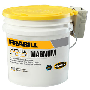Frabill Magnum Bucket - 4.25 Gallons w/Aerator [14071] - BuoyMart.com  Livewell Pumps Frabill