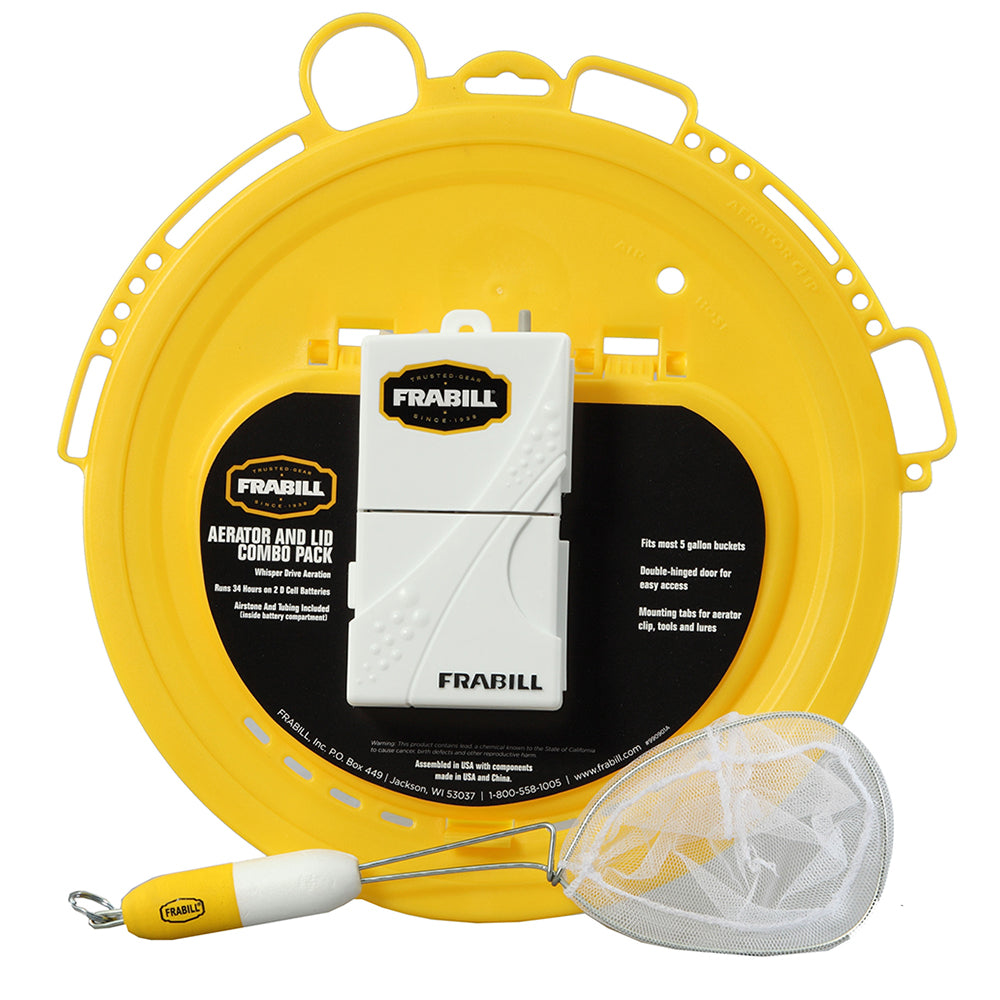 Frabill Aeration  Lid Combo Pack [99091] - BuoyMart.com  Livewell Pumps Frabill