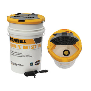 Frabill Aqua-Life Bait Station - 6 Gallon Bucket [14691] - BuoyMart.com  Livewell Pumps Frabill