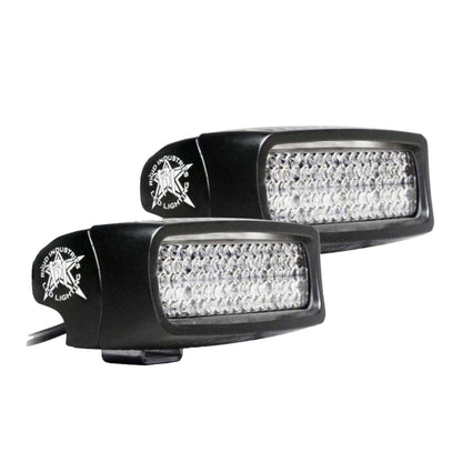 RIGID Industries SR-Q PRO Back Up Light Kit - Surface Mount Diffused - Pair - Black [980023] - BuoyMart.com  Flood/Spreader Lights RIGID Industries