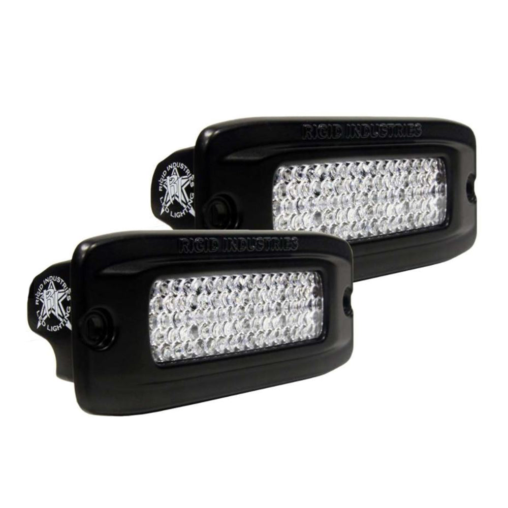 RIGID Industries SR-Q PRO Back Light Kit - Flush Mount Diffused - Pair - Black [980033] - BuoyMart.com  Flood/Spreader Lights RIGID Industries