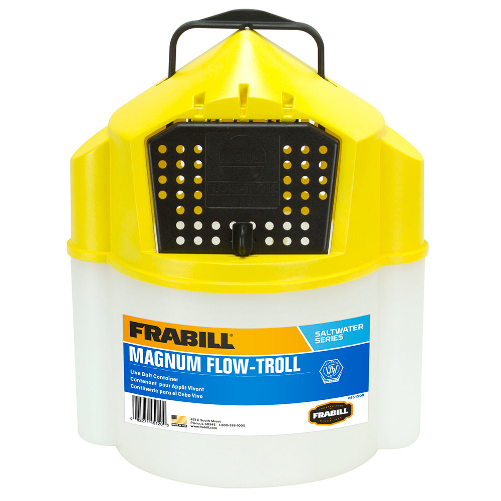 Frabill Magnum Flow Troll Shrimp Bucket - 10 Quart [451205] - BuoyMart.com  Bait Management Frabill