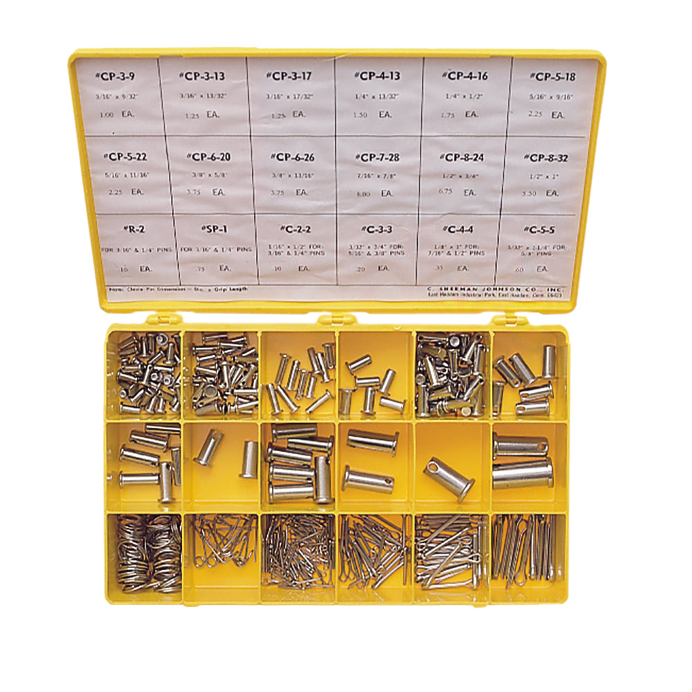 C. Sherman Johnson Cotter, Ring  Clevis Pin Parts Kit [37-503] - BuoyMart.com  Shackles/Rings/Pins C. Sherman Johnson