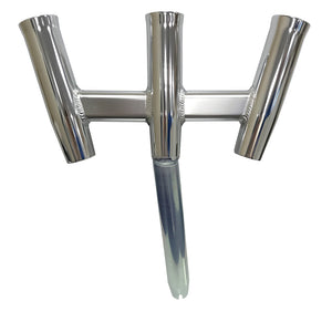 Tigress GS Trident Rod Holder - Bent Butt - Polished Aluminum [88160] - BuoyMart.com  Rod Holders Tigress